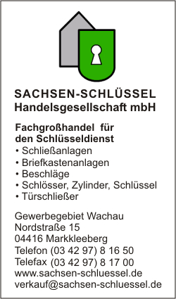 Sachsen-Schlssel Handelsgesellschaft mbH