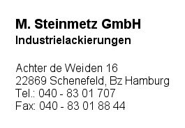 Industrielackierungen M. Steinmetz GmbH