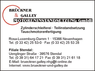 Brckner & Galley Motoreninstandsetzung GmbH