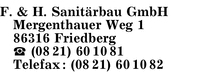 F. & H. Sanitrbau GmbH