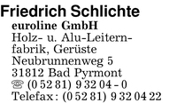 Schlichte euroline GmbH, Friedrich