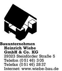 Bauunternehmen Heinrich Wiebe GmbH & Co. KG