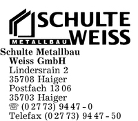 Schulte Metallbau Weiss GmbH