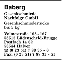 Baberg Gesenkschmiede GmbH