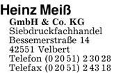 Mei GmbH & Co. KG, Heinz
