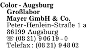 Color Augsburg Mayer GmbH & Co.