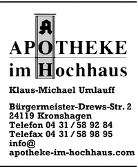 Apotheke im Hochhaus Klaus-Michael Umlauff