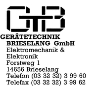 Gertetechnik Brieselang GmbH
