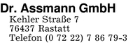 Assmann, Dr., GmbH