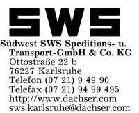 Sdwest SWS Speditions- und Transport-GmbH & Co. KG