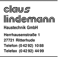 Lindemann Wrme-, Energie- und Sanitrtechnik GmbH