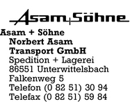 Asam & Shne Asam Transport GmbH, Norbert