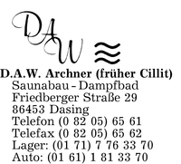 D.A.W. Archner