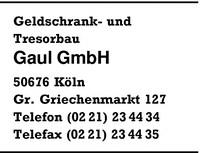 Geldschrank- u. Tresorbau Gaul GmbH