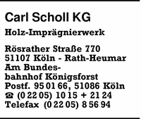 Scholl KG, Carl