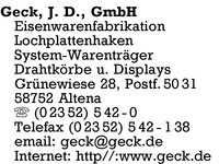 Geck GmbH, J. D.