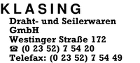 Klasing Draht- und Seilerwaren GmbH