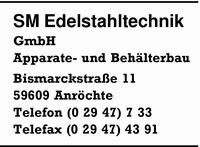 SM Edelstahltechnik GmbH
