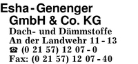 Esha-Genenger GmbH & Co. KG
