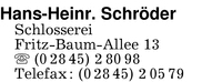 Schrder, Hans-Heinrich