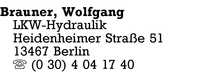 Brauner, Wolfgang