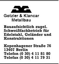 Gotzler & Klancar