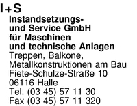 I + S Instandsetzungs- u. Service GmbH