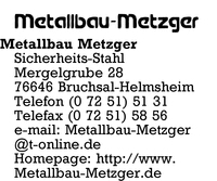 Metallbau Metzger