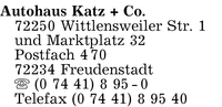Autohaus Katz + Co.