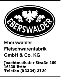 Eberswalder Fleischwarenfabrik GmbH & Co. KG