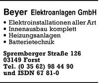 Beyer Elektroanlagen GmbH