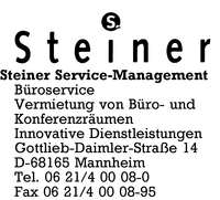 Steiner Service - Management