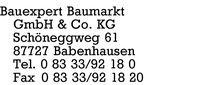 Bauexpert Baumarkt GmbH & Co. KG