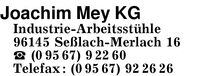Mey KG, Joachim