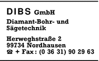 Dibs GmbH Diamant-Bohr- und Sgetechnik