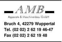 AMB Apparate- und Maschinenbau GmbH