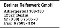 Berliner Reifenwerk GmbH