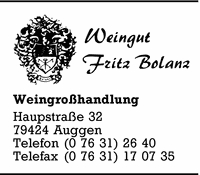Weingut Fritz Bolanz