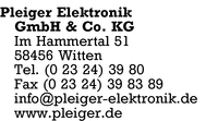 Pleiger Elektronik GmbH & Co. KG