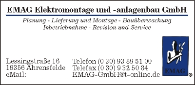 EMAG Elektromontage und -anlagenbau GmbH