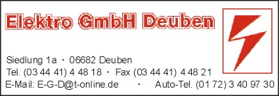 Elektro GmbH Deuben
