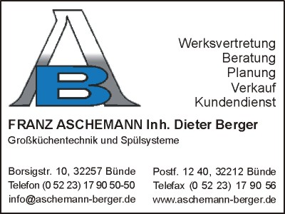 Aschemann Inh. Dieter Berger, Franz