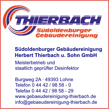 Sdoldenburger Gebudereinigung Herbert Thierbach u. Sohn GmbH