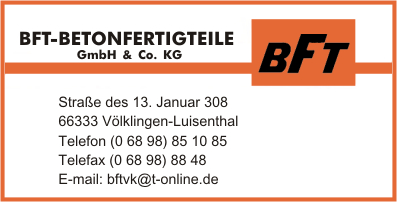 BFT-Betonfertigteile GmbH & Co. KG