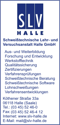 Schweitechnische Lehr- und Versuchsanstalt Halle GmbH