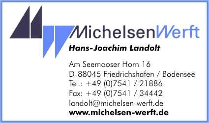 Michelsen Werft Hans-Joachim Landolt