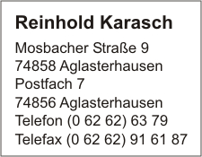Karasch, Reinhold