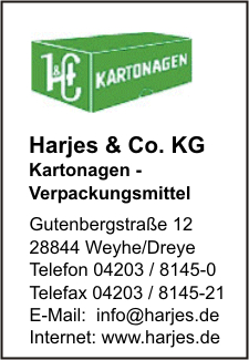 Harjes & Co. KG Kartonagen - Verpackungsmittel