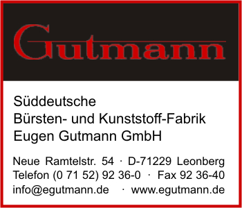 Sddeutsche Brsten- und Kunststoff-Fabrik Eugen Gutmann GmbH