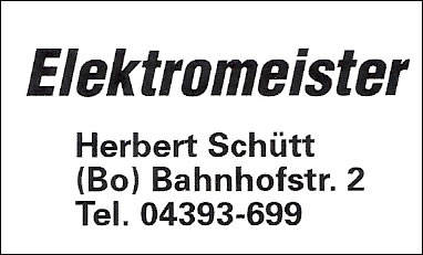 Elektroinstallation Schtt, Herbert